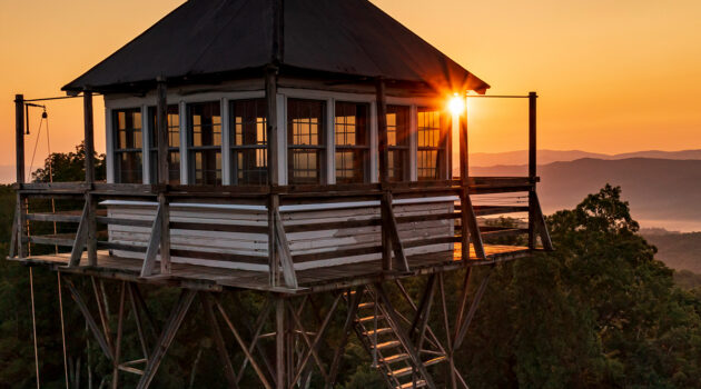 Fire Tower at Seneca State Forest.