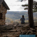 Scenic overlook at Lost River State Park.