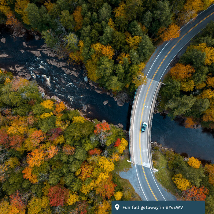 A scenic fall drive