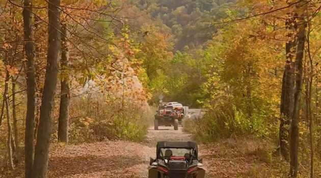 Off road adventuring at Chief Logan State Park