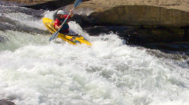 Kayaking at Valley Falls State Park